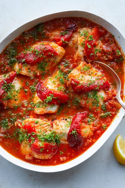 Libyan Aharami Fish with Couscous