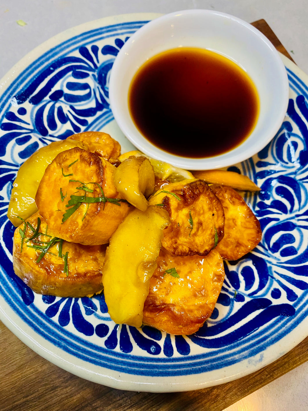 Preorder Roasted Sweet Potato with Brown Sugar Cane Sauce