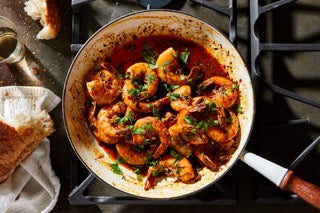 Louisiana BBQ Shrimp with Rice